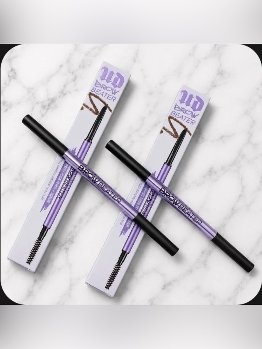 (2) URBAN DECAY Brow Beater Waterproof Brow Pencil BRUNETTE BETTY - New in Box